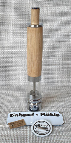 Pfeffermühle 2 Einhand Eiche gestockt srf. 60.-