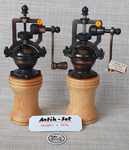 Antik- Set / Pfeffer/Salz / Lärche srf. 125.-