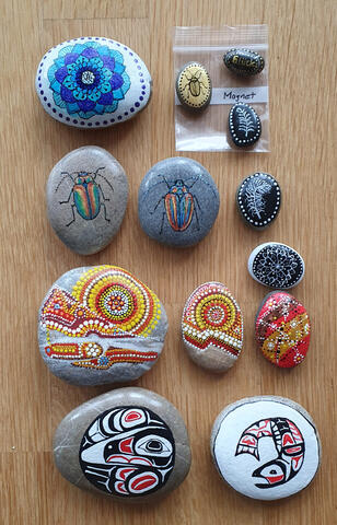 Glückssteine und Magnetsteine von Renate